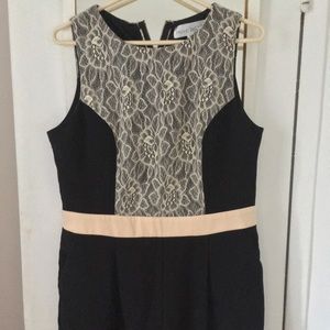 Paper Dolls Playsuit with Cream lace detail